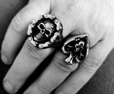 Ring Spade Edelstahl