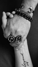 Bike chain bracelet narrow