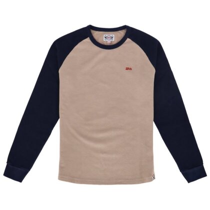 13 1/2 Waffle Jersey sand/navy