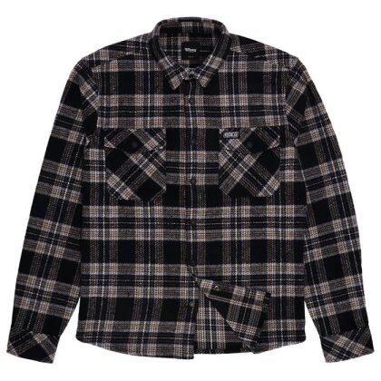 Roeg Blaze Flannell Hemd schwarz grau