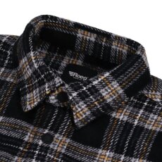 Roeg Blaze Flannell Hemd schwarz grau