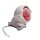 Motone "Eldorado" LED taillight - silver shot blast - with fender mount, ECE