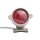 Motone "Eldorado" LED taillight - silver shot blast - with fender mount, ECE