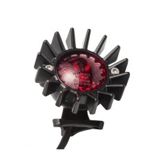 Motone "Big Fin" LED tail light black with...