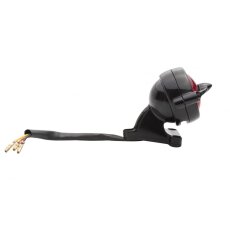 Motone "Bel Air" LED Rücklicht - schwarz - mit Halterung, ECE