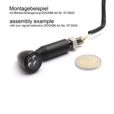 3in1 Micro Bullet LED schwarz, ECE