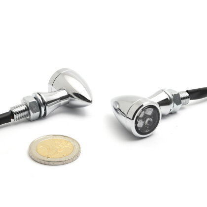 3in1 Micro Bullet LED chrome, ECE