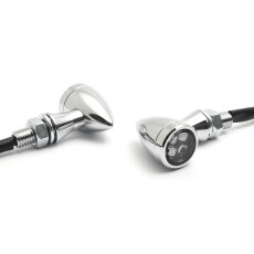 3in1 Micro Bullet LED chrome, ECE