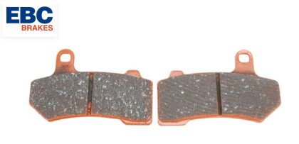 Bremsbeläge EBC vorne/hinten für Harley FLT, V-Rod 08-25, semi-sinter