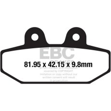 Bremsbeläge EBC hinten für Harley Softail...
