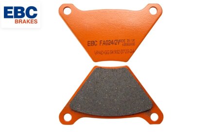 Brakepads EBC front/rear Harley XL. FX, FL 72-84, semi-sinter