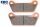 Bremsbeläge EBC hinten für Harley FLH 81-84, FLT 80-85, semi-sinter