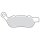 Brakepads EBC rear Harley XL Sportster, XR 04-13, semi-sinter