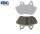 Brakepads EBC rear Harley-Davidson FXST, FLST, 06-17, semi-sinter