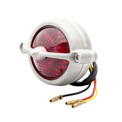 Motone "Bel Air" LED Rücklicht - silber matt - ECE