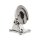 Motone Fender Mount Kit polished for round taillights, adjustable