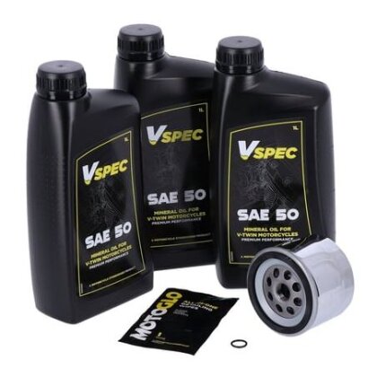 Oil change kit for Harley Ironhead (MIN) Sportster XL 80-84, 3 liters