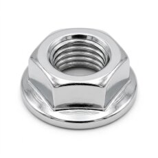 Auspuffbefestigung Flanschmutter 5/16-24 Flange Nut Chrom...