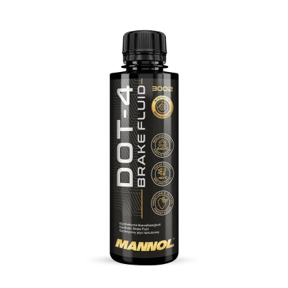 Brake Fluid DOT-4 Mannol, 0,25 Liter