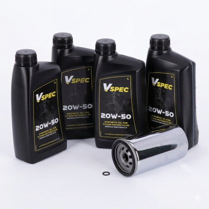 Ölwechsel Kit für Harley Evolution (SYNT) Dyna 91-98, 4 Liter