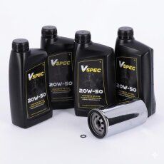 Ölwechsel Kit für Harley Evolution (SYNT) Dyna...