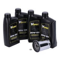 Ölwechsel Kit für Harley Evolution (SYNT) FLT,...