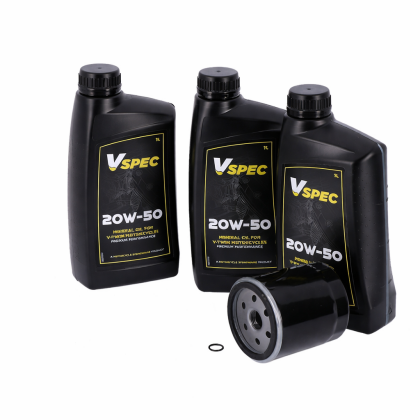 Oil change kit for Harley Evolution (SYNT) Softail 84-98, FXR 87-94, 3 liters