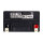 AGM Batterie für Harley Softail & Dyna 91-96 MCS Standard Series