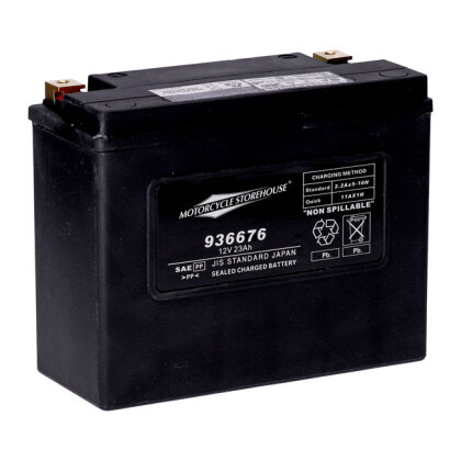 AGM Batterie für Harley FLT 80-96 Electra Glide, Touring, Road King MCS Standard Series