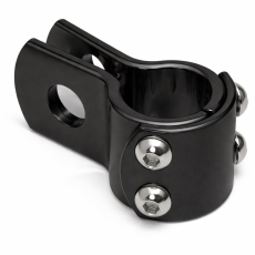 Crash Bar Clamp 7/8 inch (22 mm) black handlebar clamp