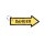 Keychain "Danger", yellow