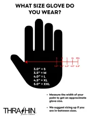 TRASHIN SUPPLY Stealth Motorcycle Gloves