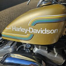 Chrom Benzinhahn 13/16" links für Harley ab 1975