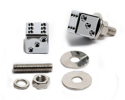 4 Chrome Button Head License Plate Bolts – Stainless Steel, Universal Fit For Motorcycles