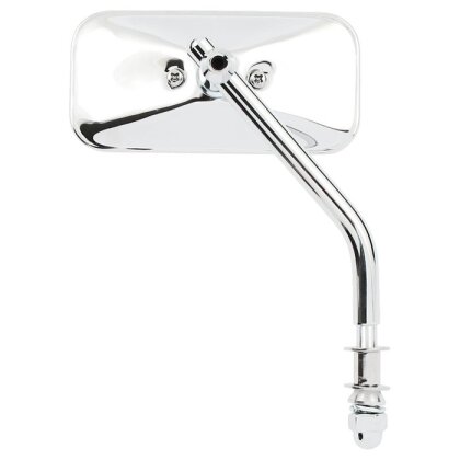 Mini Mirror Oldschool Rectangle Chrome