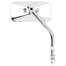 Mini Spiegel Oldschool Rectangle eckig Chrom