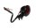 Bates Style-Rücklicht LED Schwarz / rotes Glas, ECE