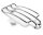 Gepäckträger Chrom für Harley Dyna Street Bob ® 06 - 12