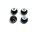 Ventilkappen Black Eight (4 Stck.)
