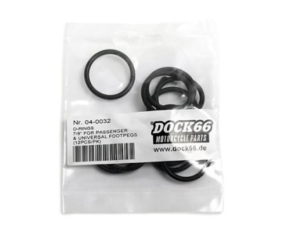 Sundance footpegs replacement rubber O-rings (12 pc)