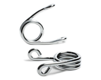 3 Hairpin Spring Solo Seat Chrome - left and right (2 pcs.) Hairspring