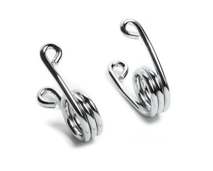3" Sitzfedern Hairpin Spring Chrom rechts + links (2 Stk.) Hairspring