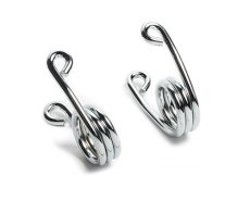 3 Hairpin Spring Solo Seat Chrome - left and right (2...