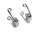 3" Sitzfedern Hairpin Spring Chrom rechts + links (2 Stk.) Hairspring