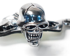 Skeleton ornament fits Harley-Davidson taillight