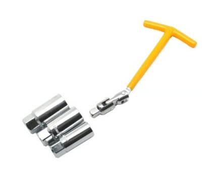 T-Handle Spark Plug Wrench with Swivel Joint 16, 18, 21 mm