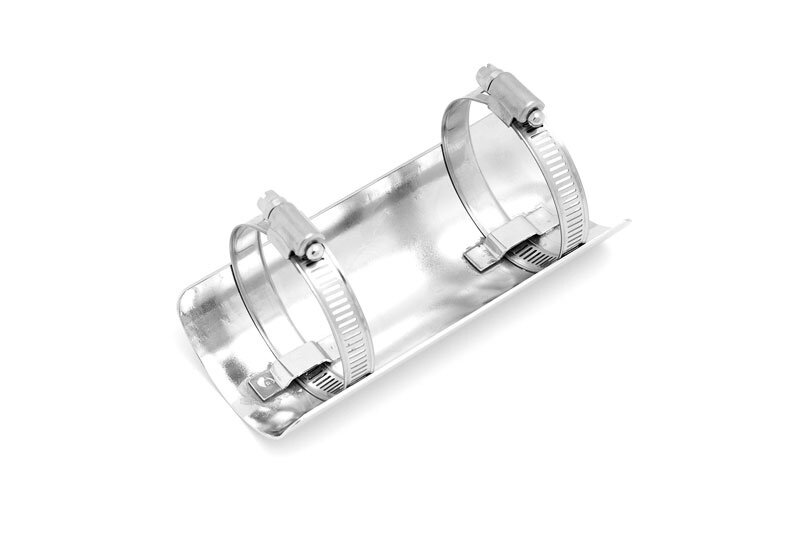 Heat Shield for pipes and exhaust with 2-¼ inch chrome, 19,95 €