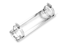Heat Shield for 2-¼", 57 mm exhaust, 254 mm long, Chrome