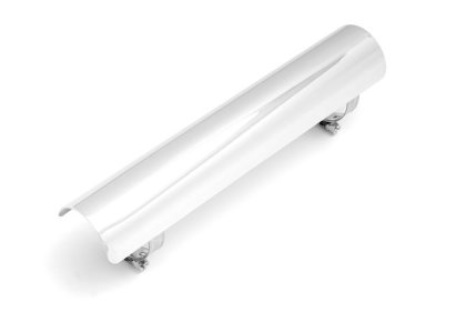 Heat Shield for 1-¾", 45 mm exhaust, 254 mm long, Chrome