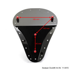 Solo Sitz Small Schwarz extra flach